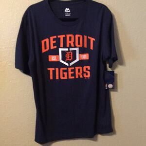 Detroit Tigers T shirt Mens NWT